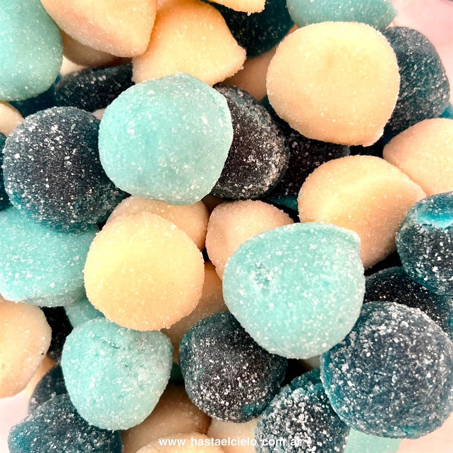 GOMITAS DE FRUTA SABOR MEZCLA FRUTOS DEL BOSQUE.