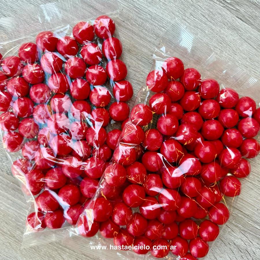BOLSA CHICLE BOLON ROJO X 400GR