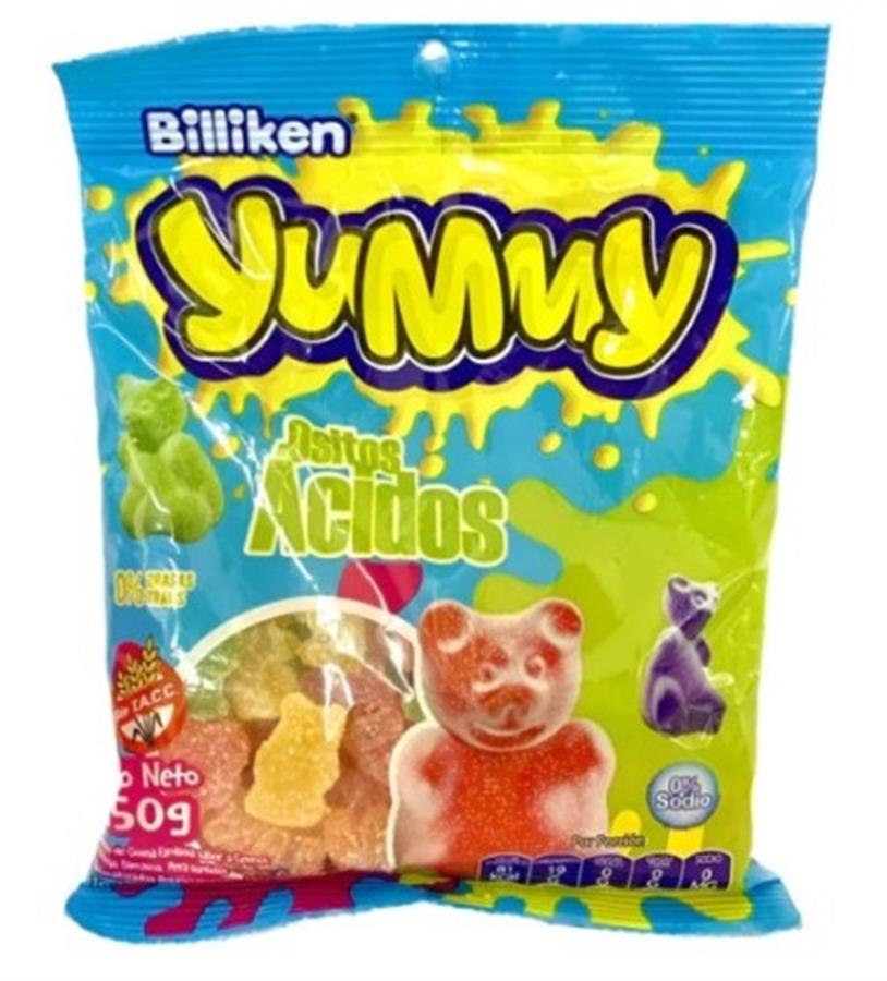 YUMMY GOMITA OSITOS ACIDOS X 500GR.
