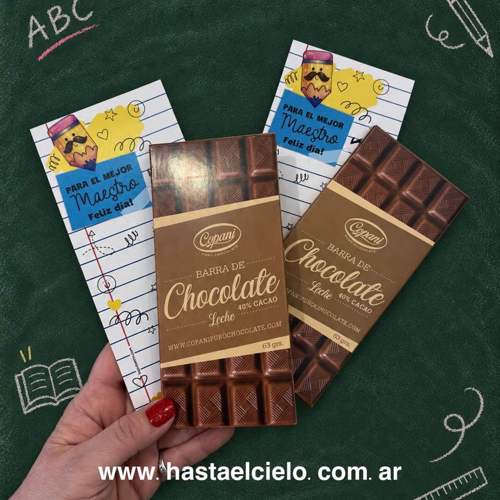 BARRA DE CHOCOLATE PROFESOR