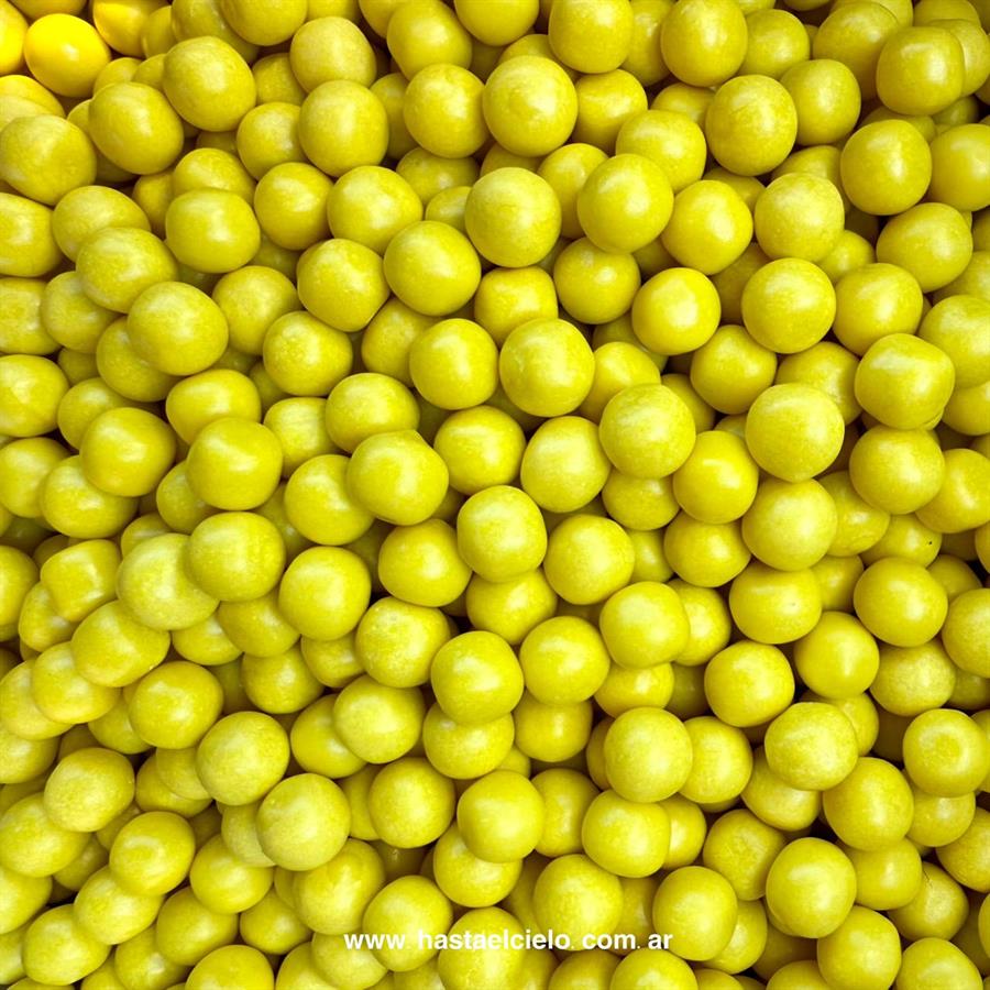 BOLSA CHICLE BOLITA AMARILLO X 400GR