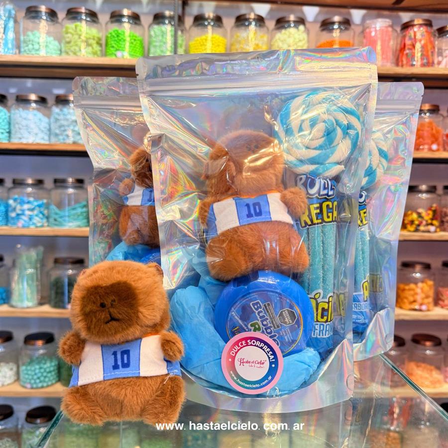 REGALO LLAVERO CAPIBARA ARGENTINA CANDY ESPECIALES