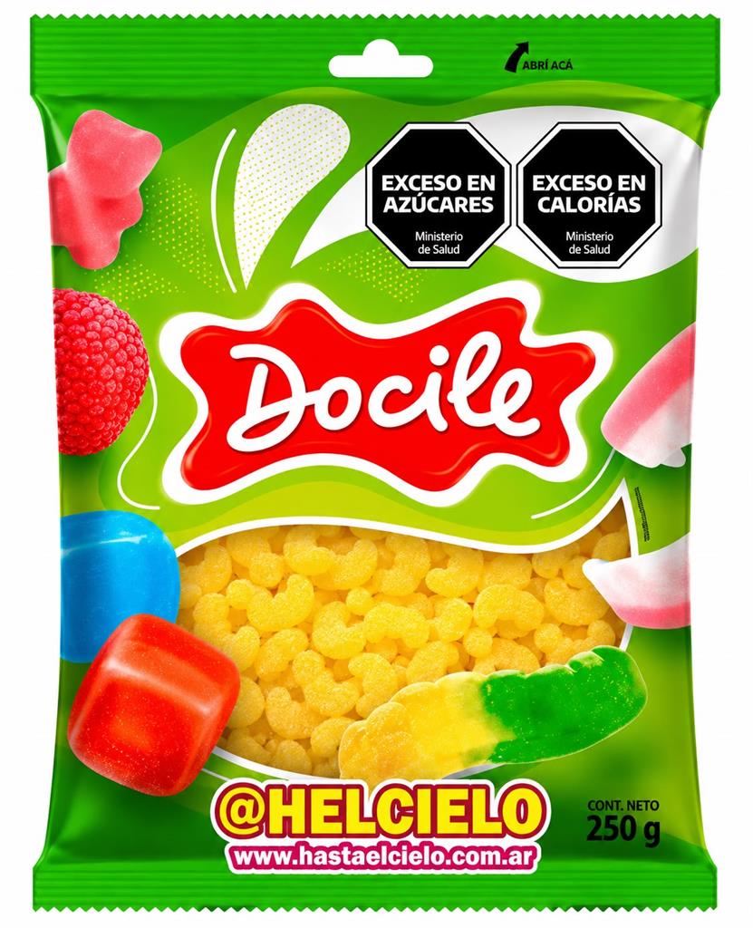 DOCILE GOMITA MINI BANANITA  X 250GR