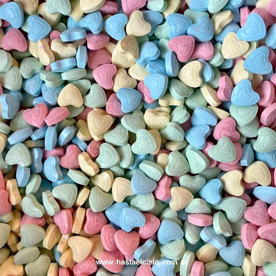 PASTILLAS CORAZON CHICO MIX PASTEL