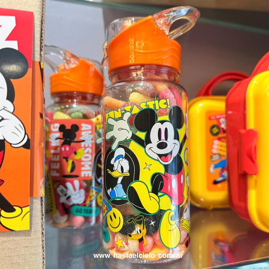 BOTELLA MICKEY CON 350GR. MIX GOMITAS