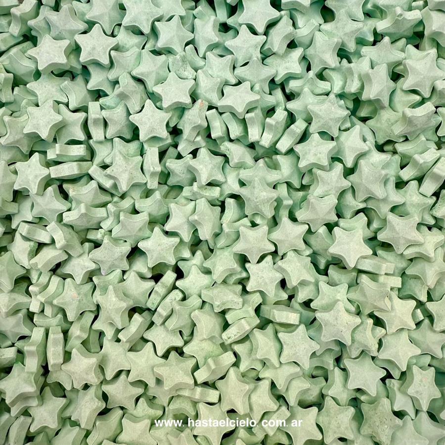 BOLSA PASTILLAS ESTRELLA  VERDE X 400GR
