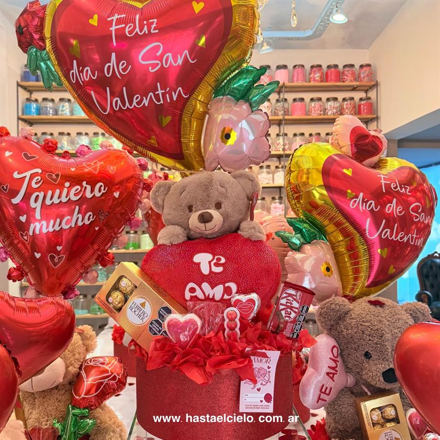 GIGANTE ARREGLO OSO CON CORAZON