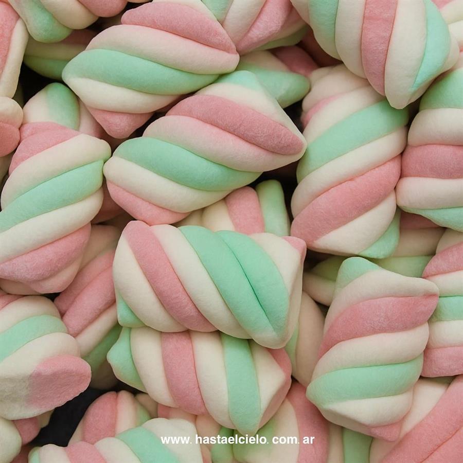 MALVAVISCOS  TWIST ROJO, VERDE Y BLANCO x 200GR