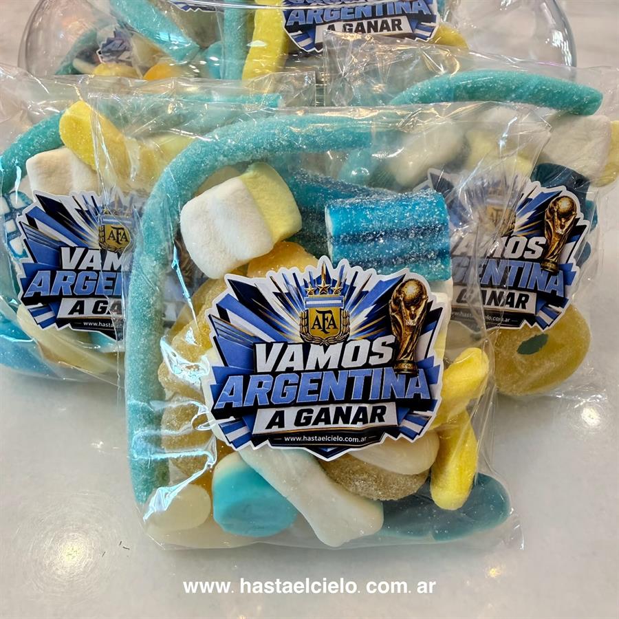 BOLSITA INDIVIDUAL GOMITAS ARGENTINA X 1 UNIDAD