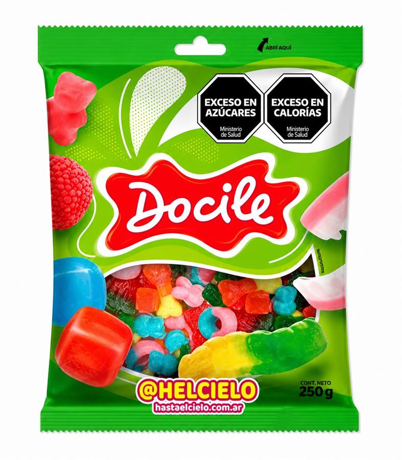 BOLSA GOMITA  MIX DIVERTIDO DOCILE X 250GR