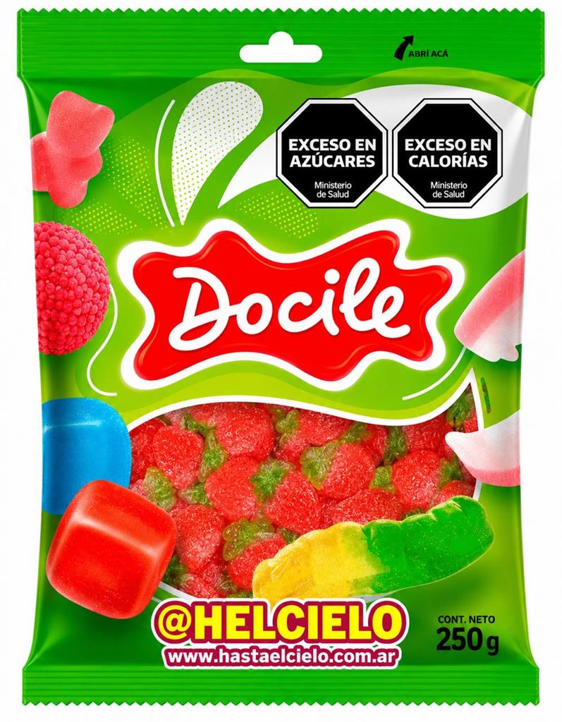 DOCILE GOMITA FRUTILLA DULCE  X 250GR
