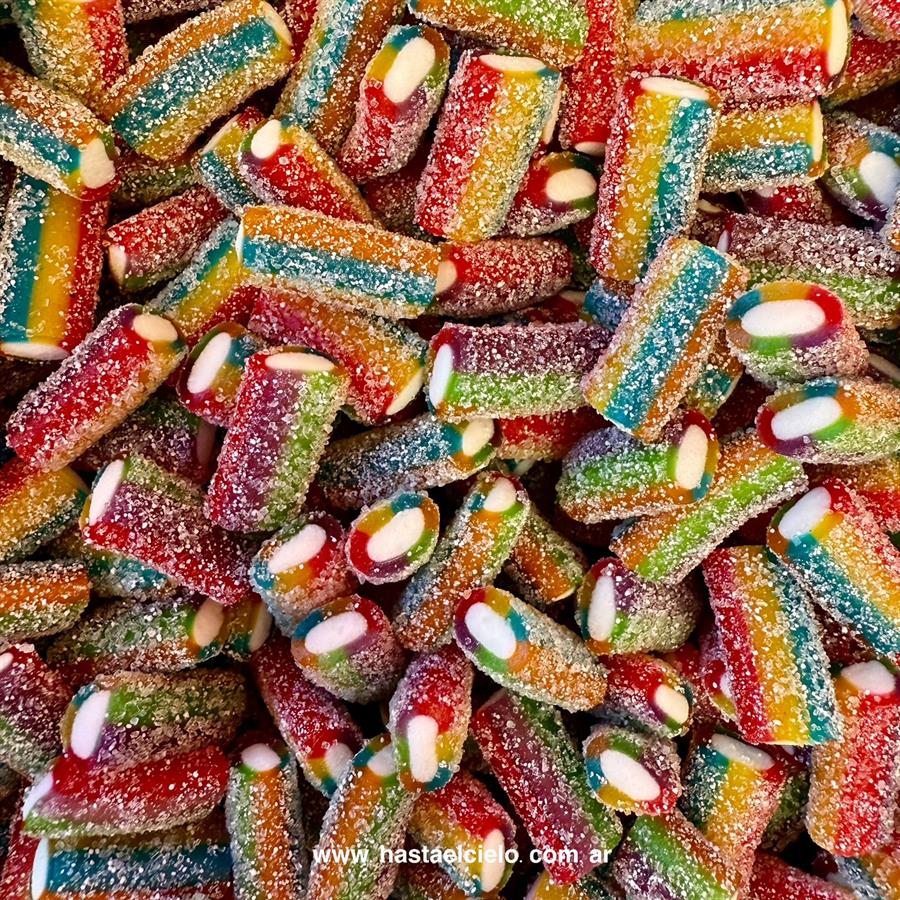 REGALIZ CORTO TUTTI FRUTTI  ACIDA MOGUL