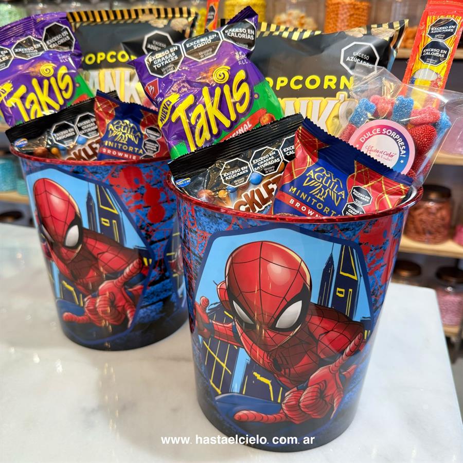 BALDE POCHOCLERO GOLOSINAS SPIDERMAN
