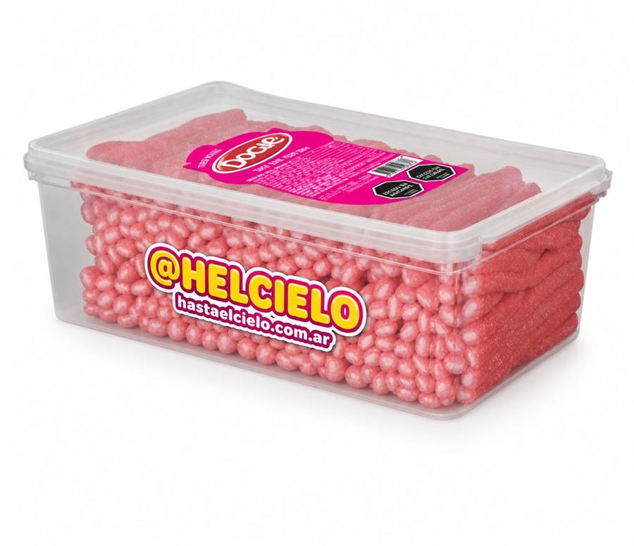 TUPPER REGALIZ ACIDO FRUTILLA DOCILE X 1.350KG