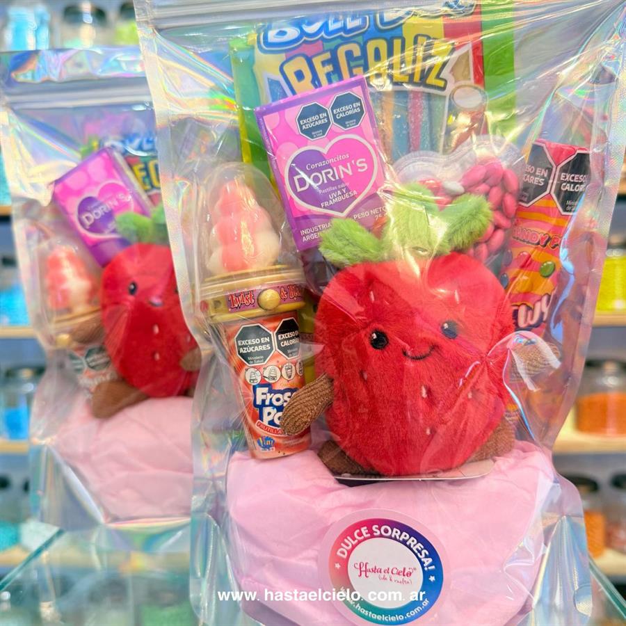 REGALO LLAVERO FRUTILLA CANDY ESPECIALES