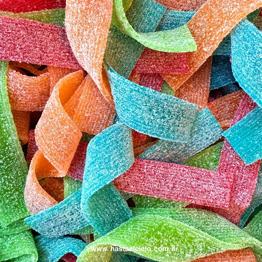 GOMITAS CINTA ACIDA SABORES SURTIDOS X 180GR