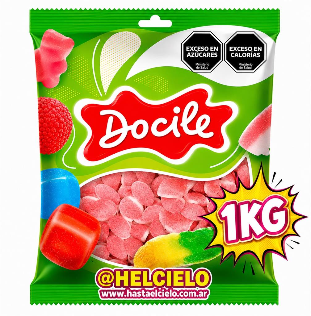 DOCILE KG BESO DE FRESA X 1KG