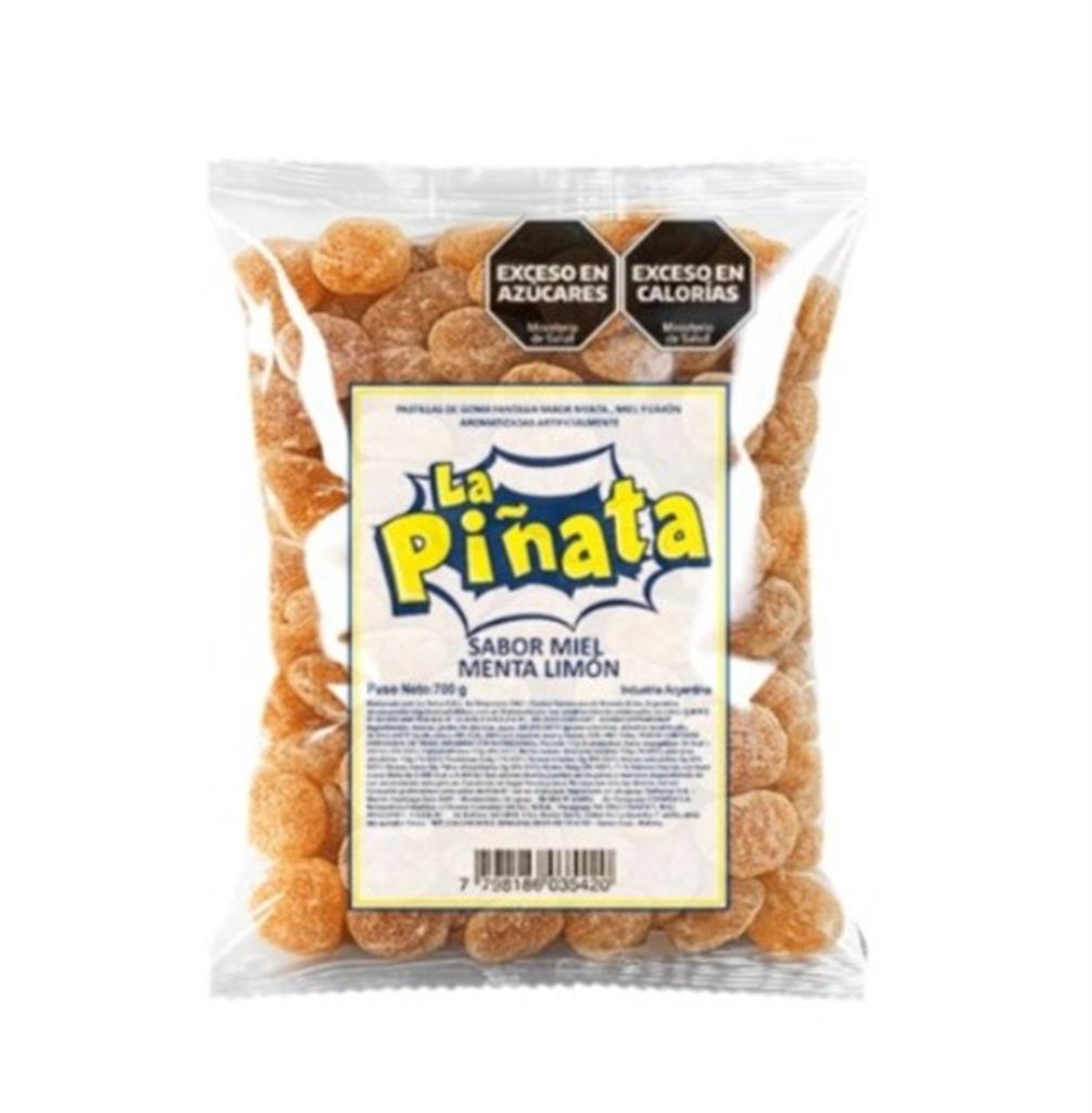 PIÑATA GOMITA  MIEL MENTA LIMON  X 700GR.