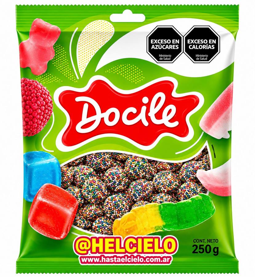 DOCILE GOMITA MORITA FIESTA  X 250GR