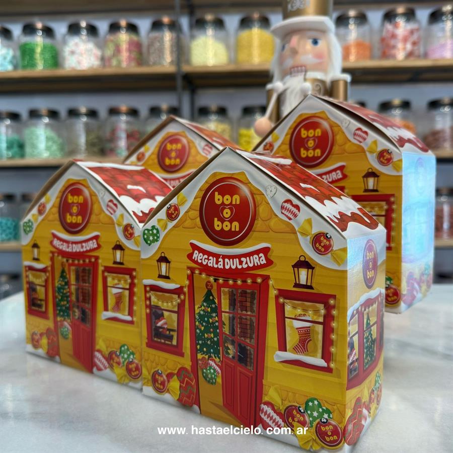 CASITA NAVIDEÑA RELLENA BON O BON