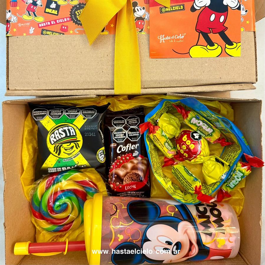 BOX MICKEY/ MINIE VASO GRANDE.