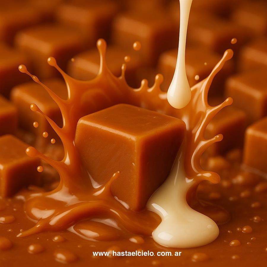 CARAMELO DE DULCE DE LECHE CON LECHE CONDENSADA X 200GR.