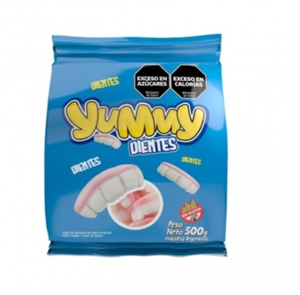 YUMMY GOMITA DIENTES X 500GR.