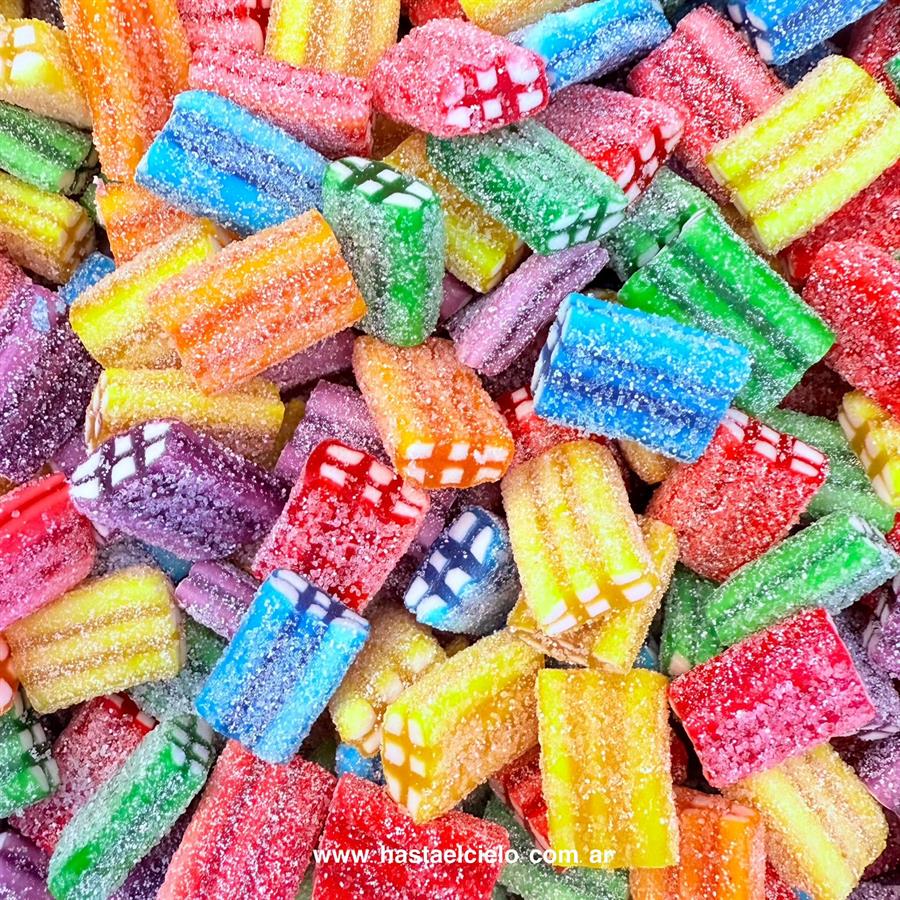 GOMITAS REGALIZ LADRILLO ACIDO MIX SABORES