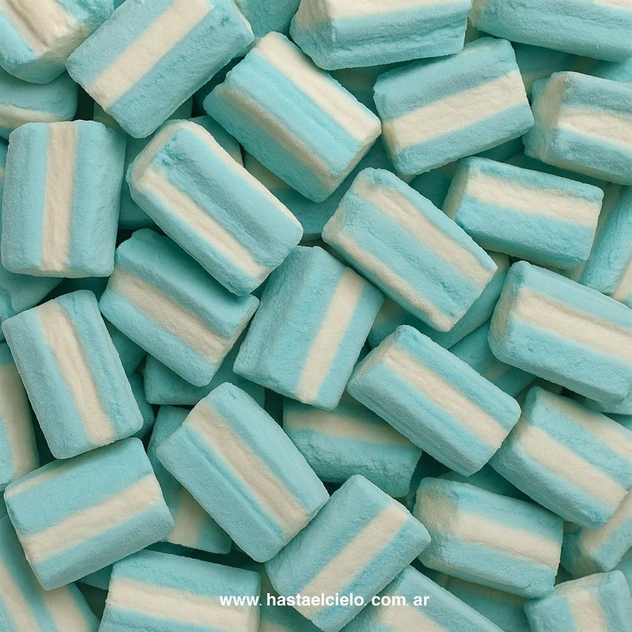 BOLSA MALVAVISCOS CHURRO CELESTE X450GR