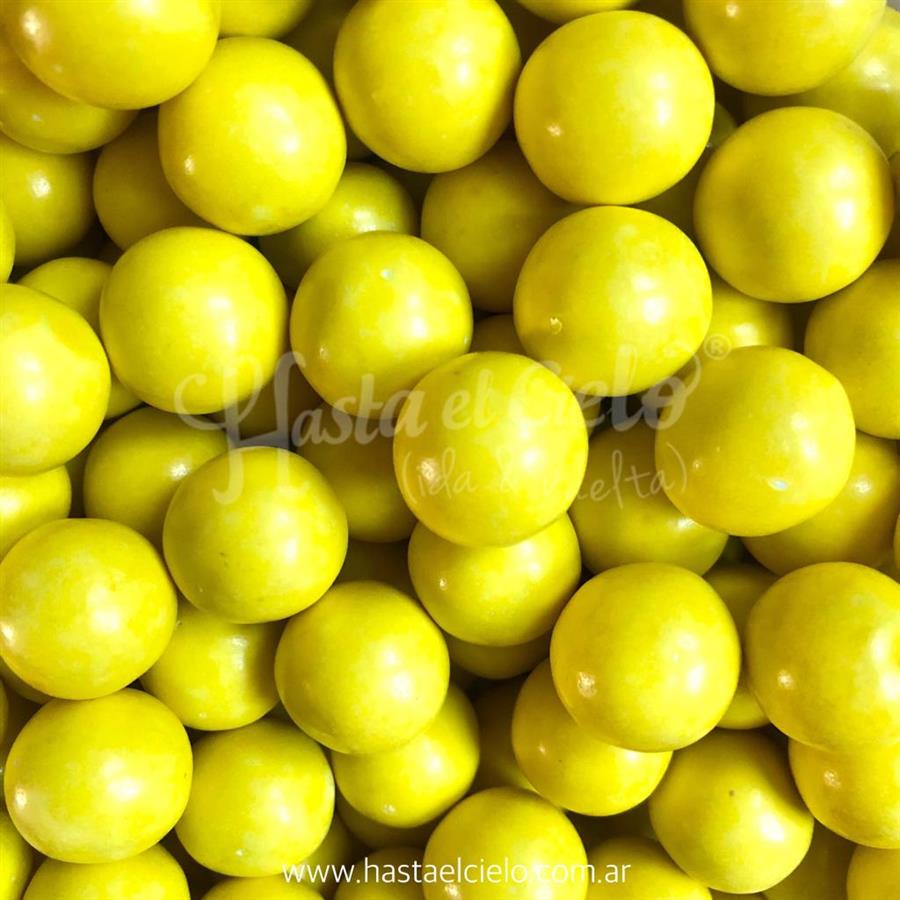 CHICLE BOLON AMARILLO 2,5CM APROX