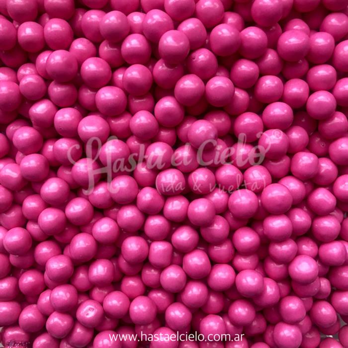 CHICLE BOLONCITO FUCSIA 1CM APROX.