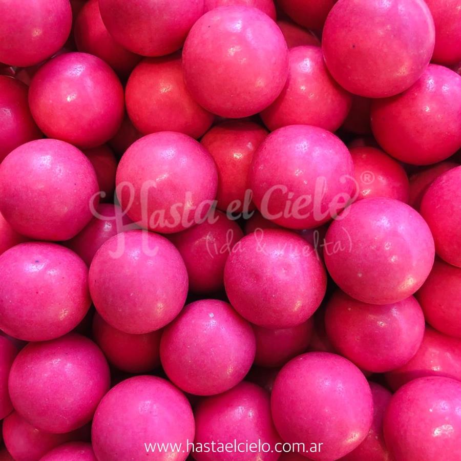 CHICLE BOLON FUCSIA 2,5CM APROX